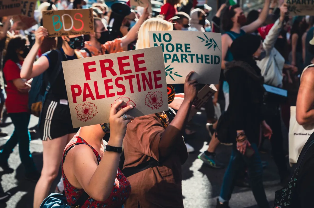 protest for Palestine advocacy