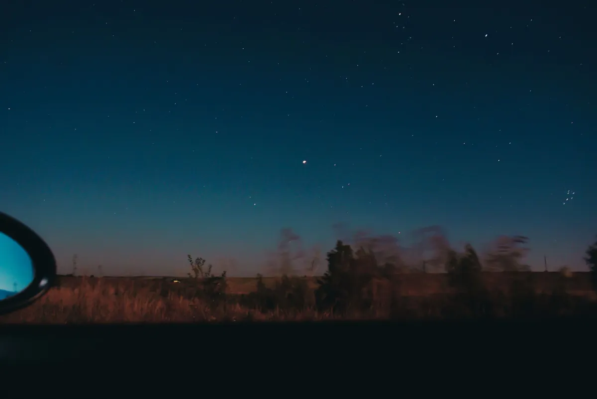 starry night sky