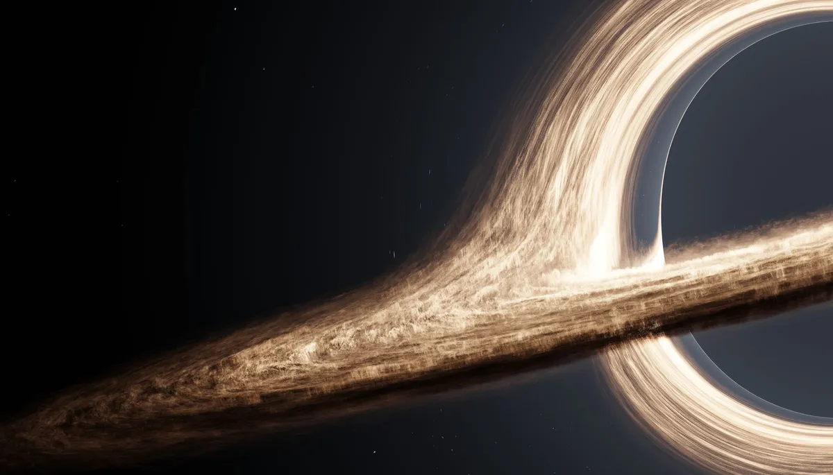 cosmic black hole visualization