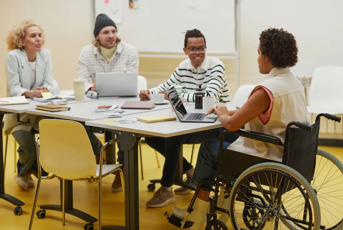 community meeting discussing accessibility
