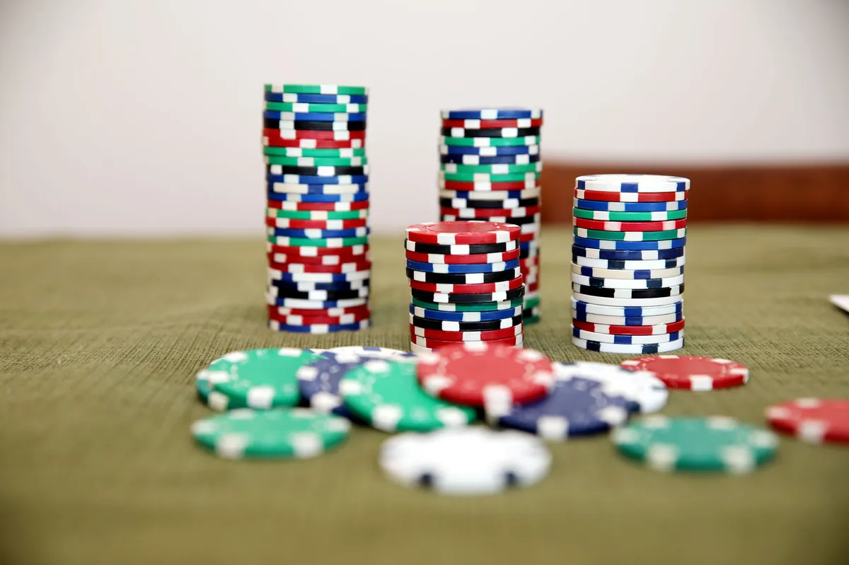 gavel and betting chips