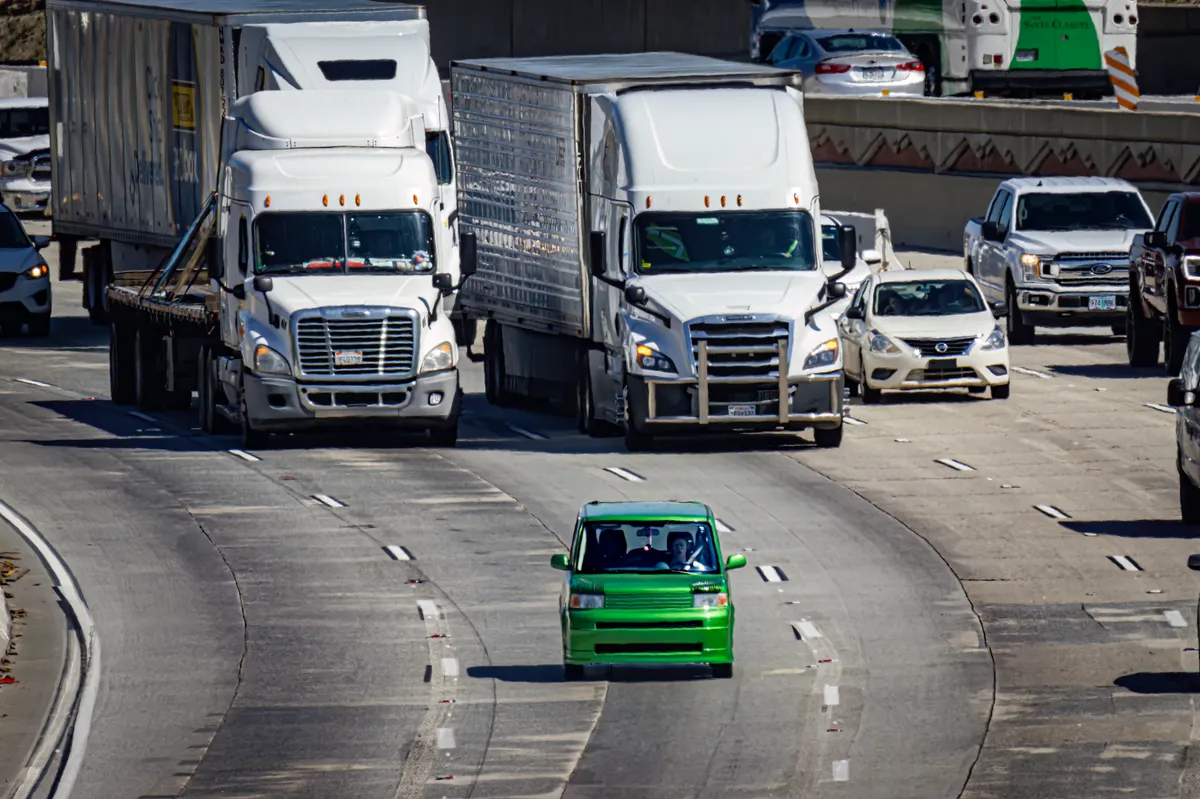 diverse transportation vehicles