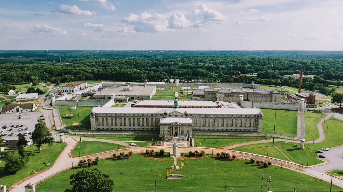 prison facility exterior
