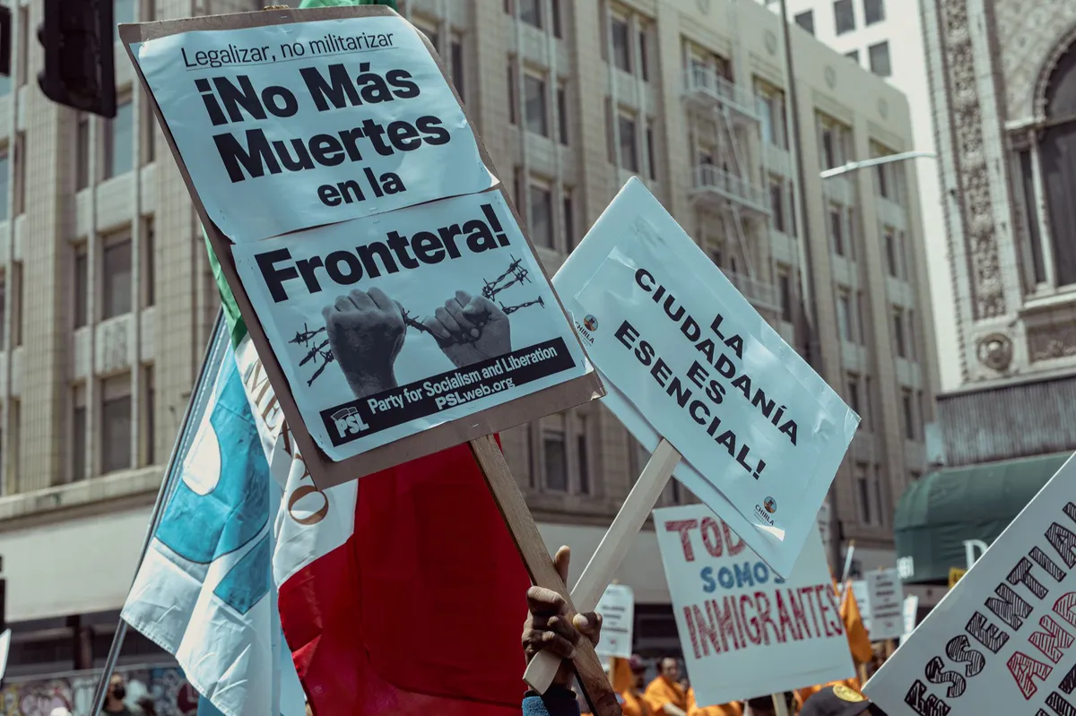 immigration protest demonstration