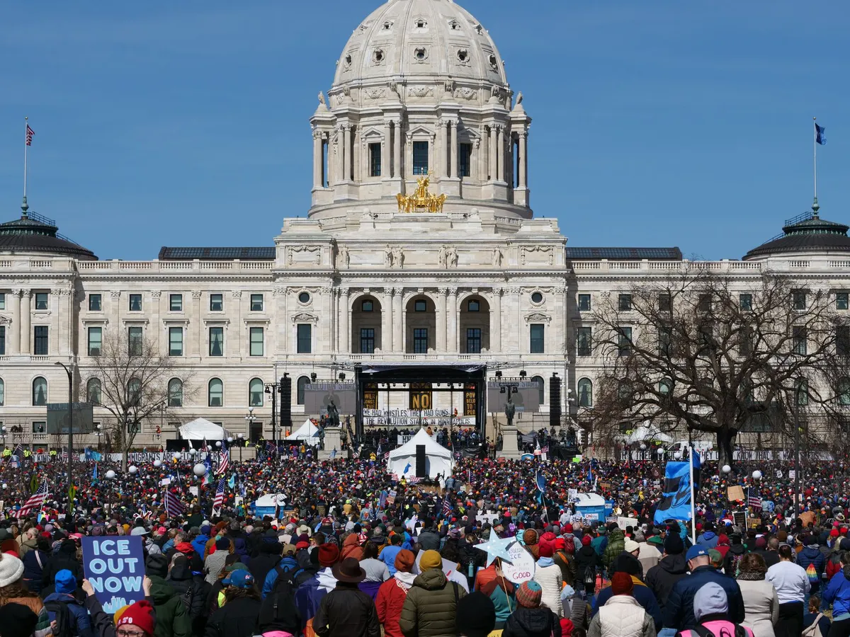 Wisconsin political rally