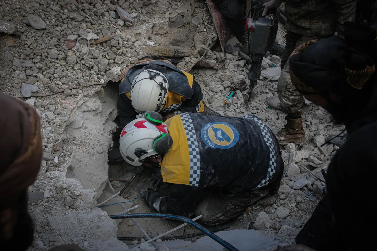 healthcare workers in conflict zone