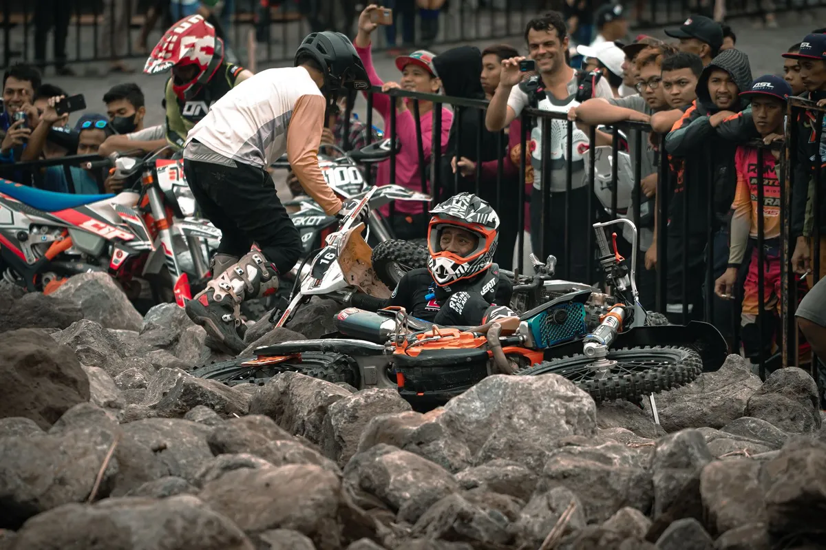 injured motorcycle rider
