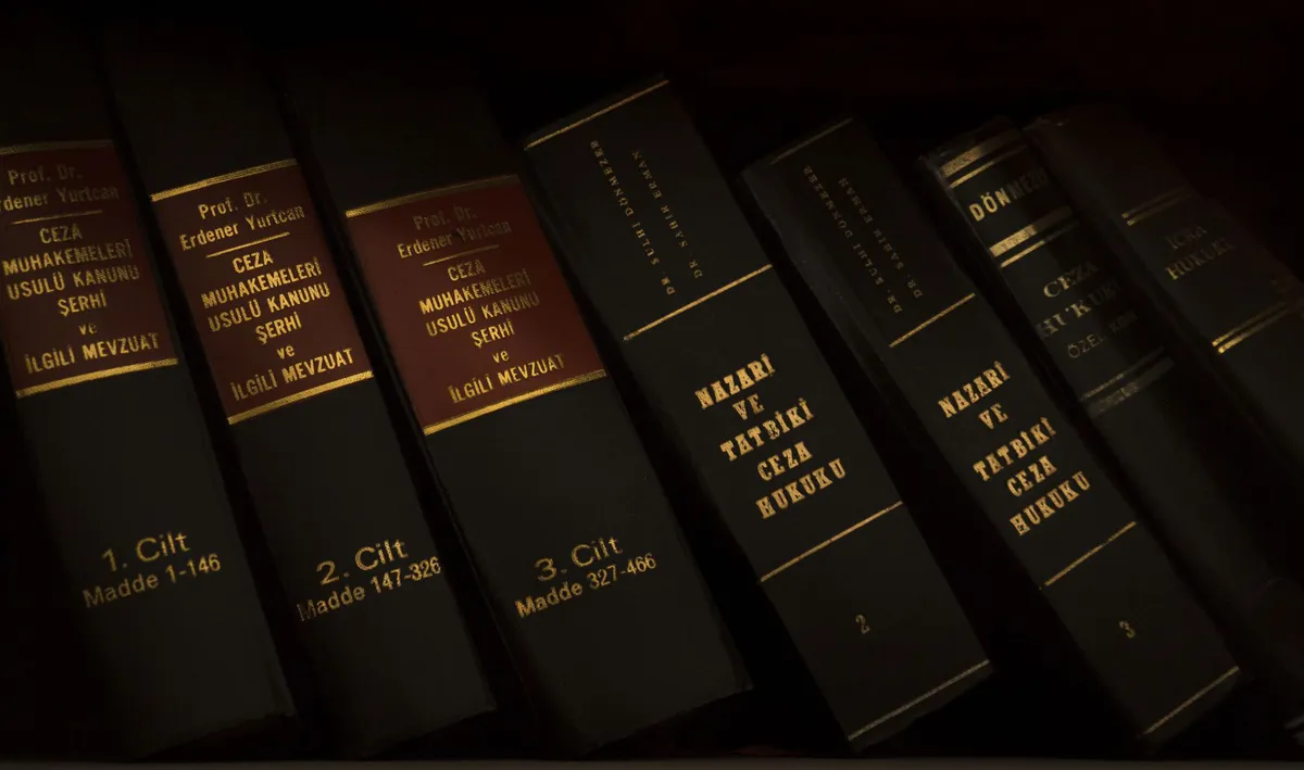 law books on shelf