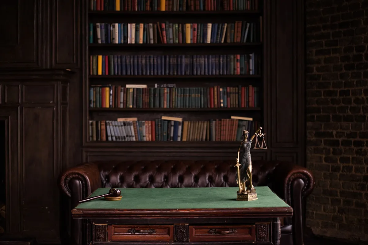 legal books and scales