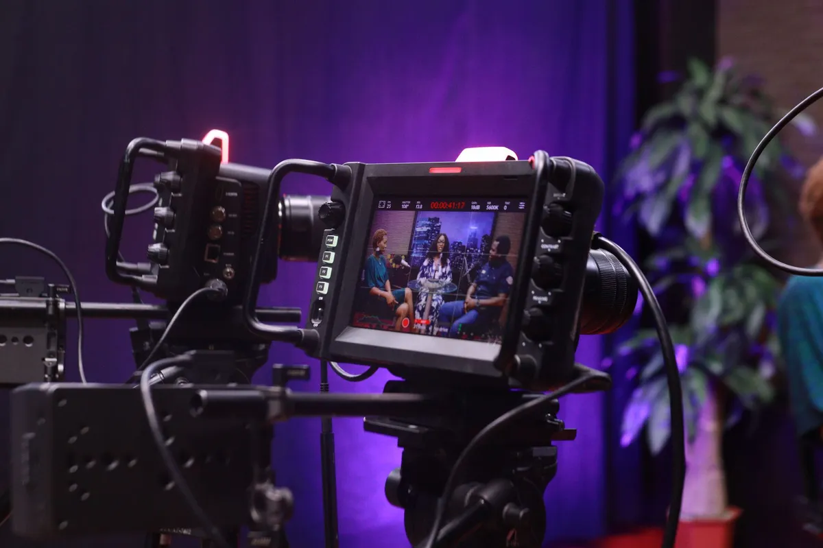 media interview setup
