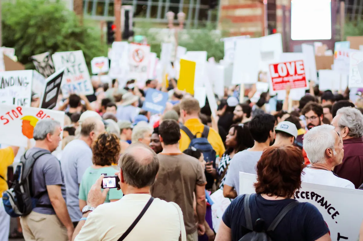 community protest gathering