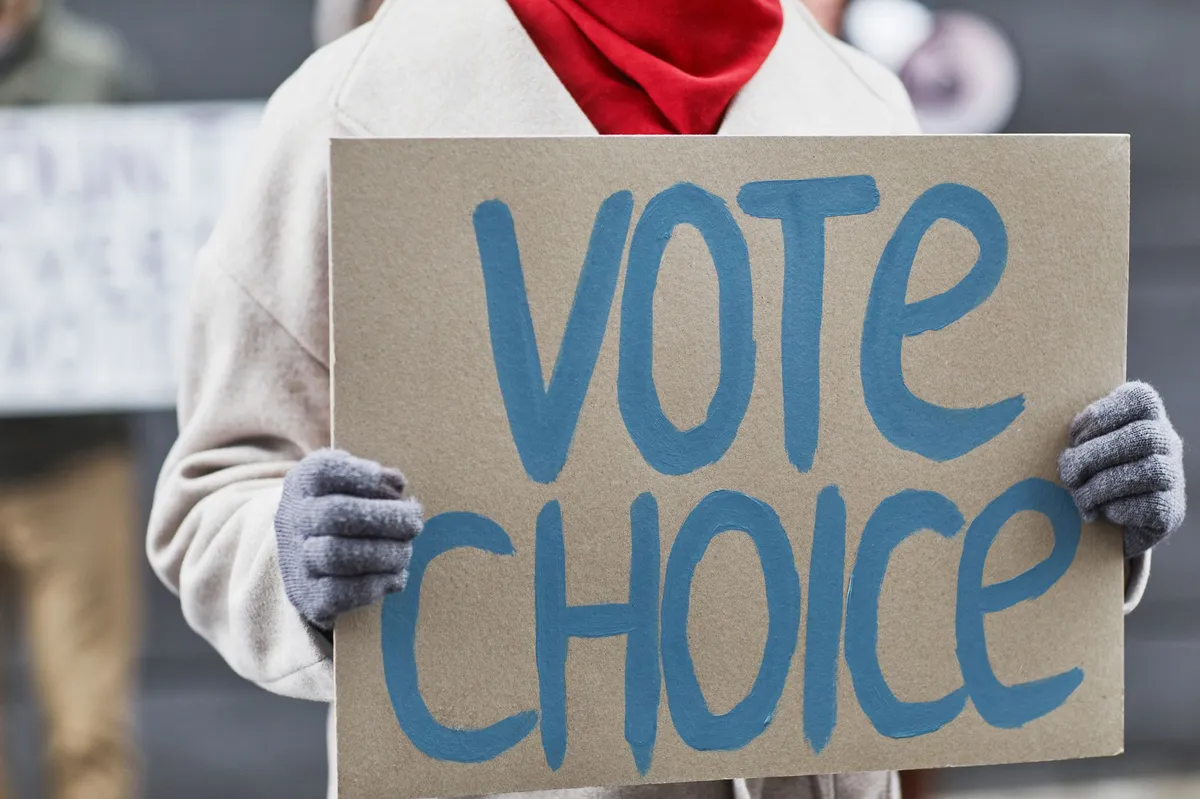 political campaign protest
