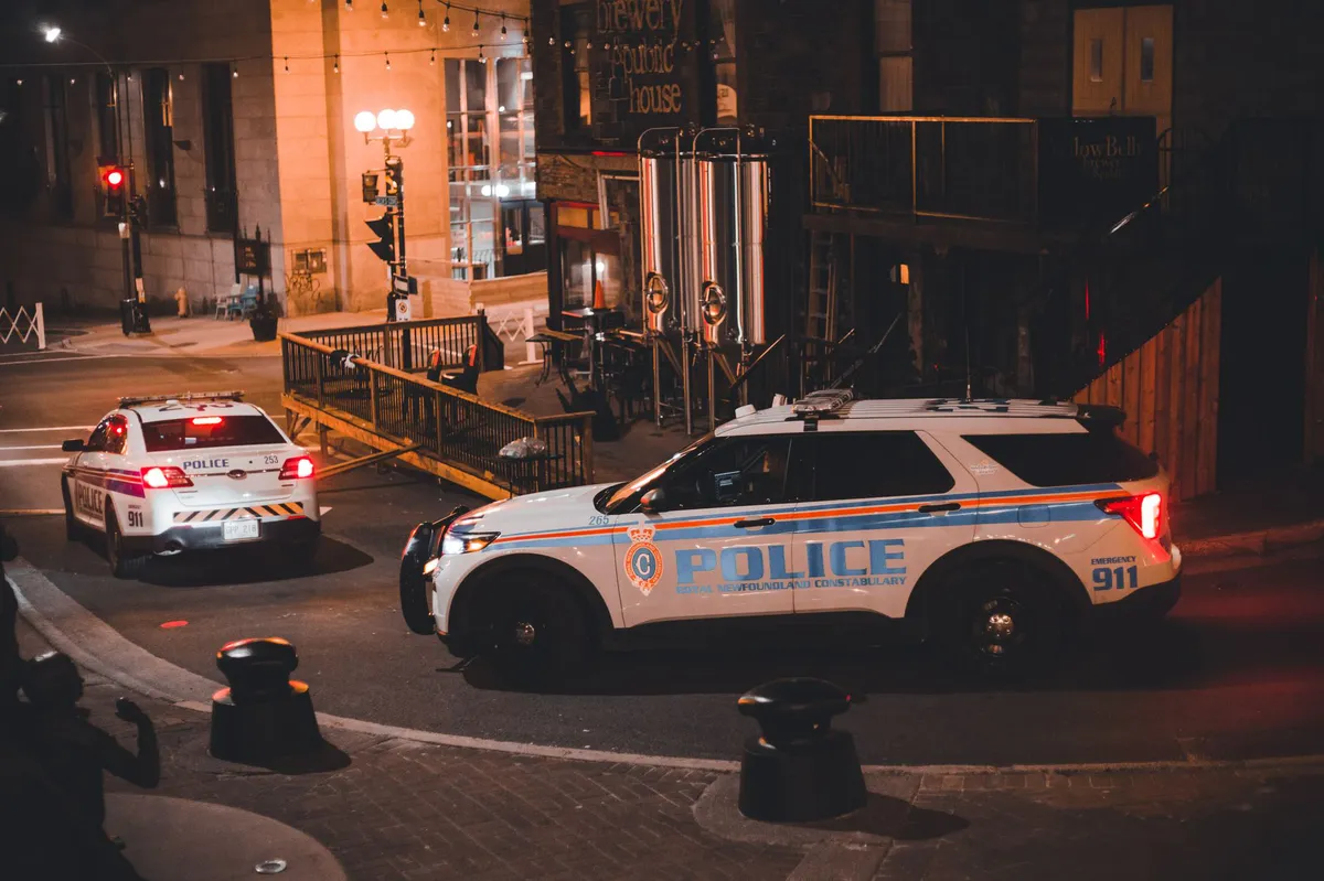 police robots on patrol