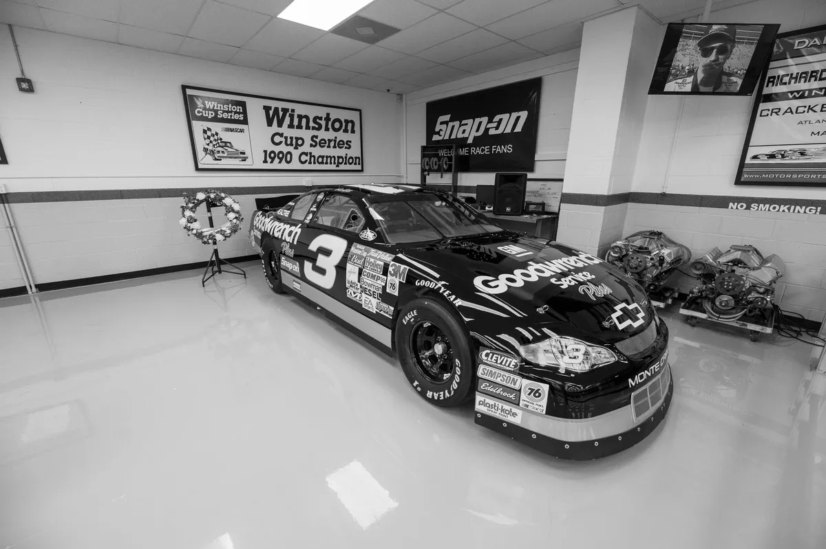 NASCAR merchandise display