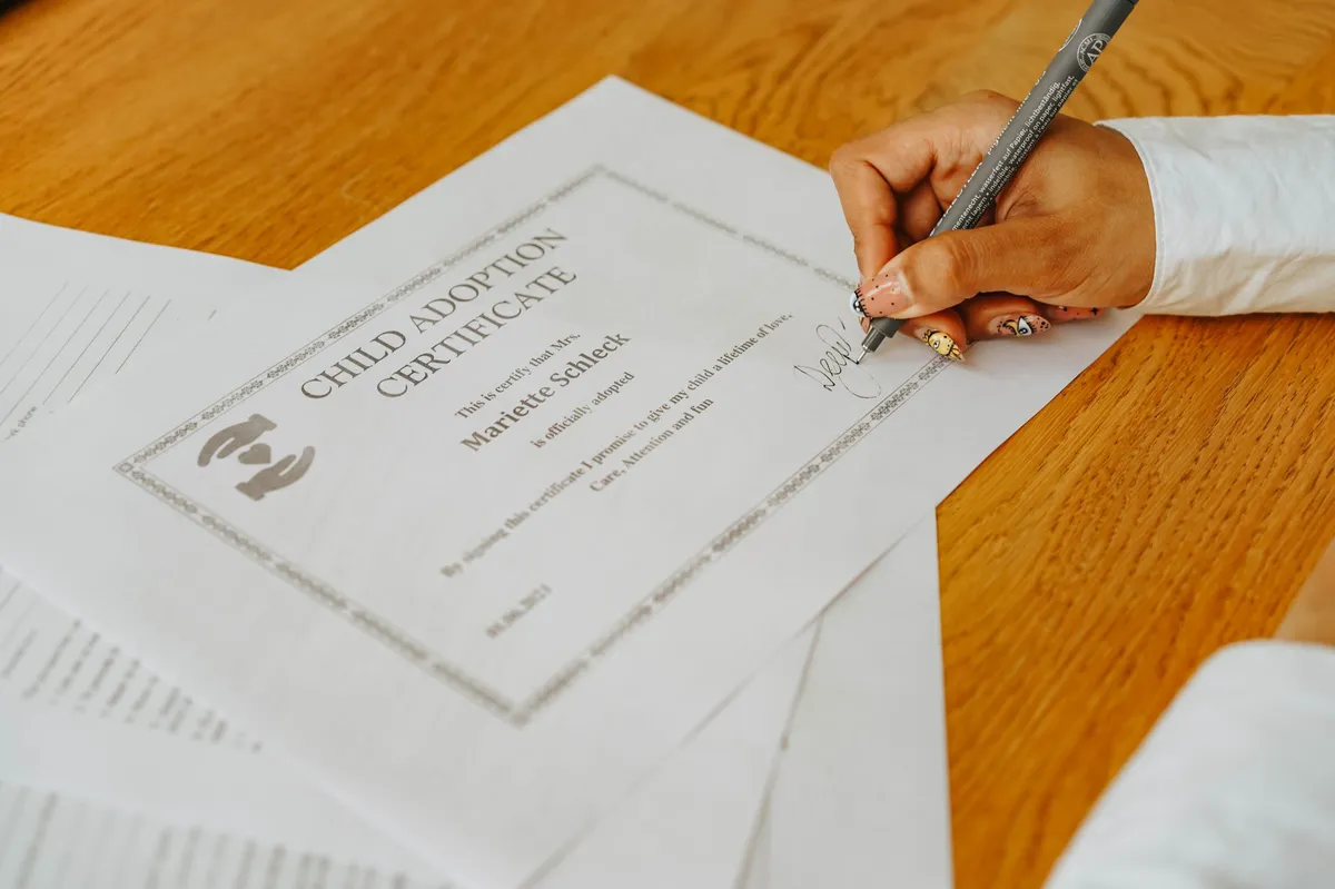 international adoption paperwork