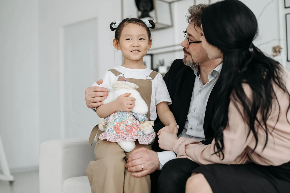 family bonding with adopted child