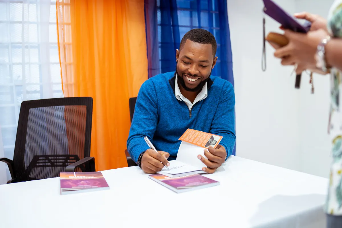 author signing book
