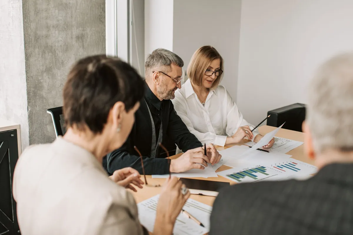 corporate collaboration meeting