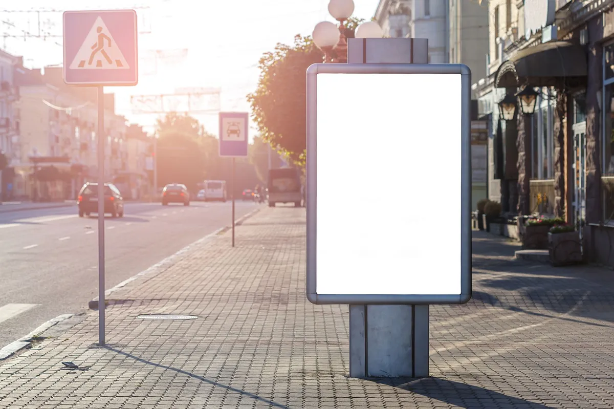 public space advertising ban