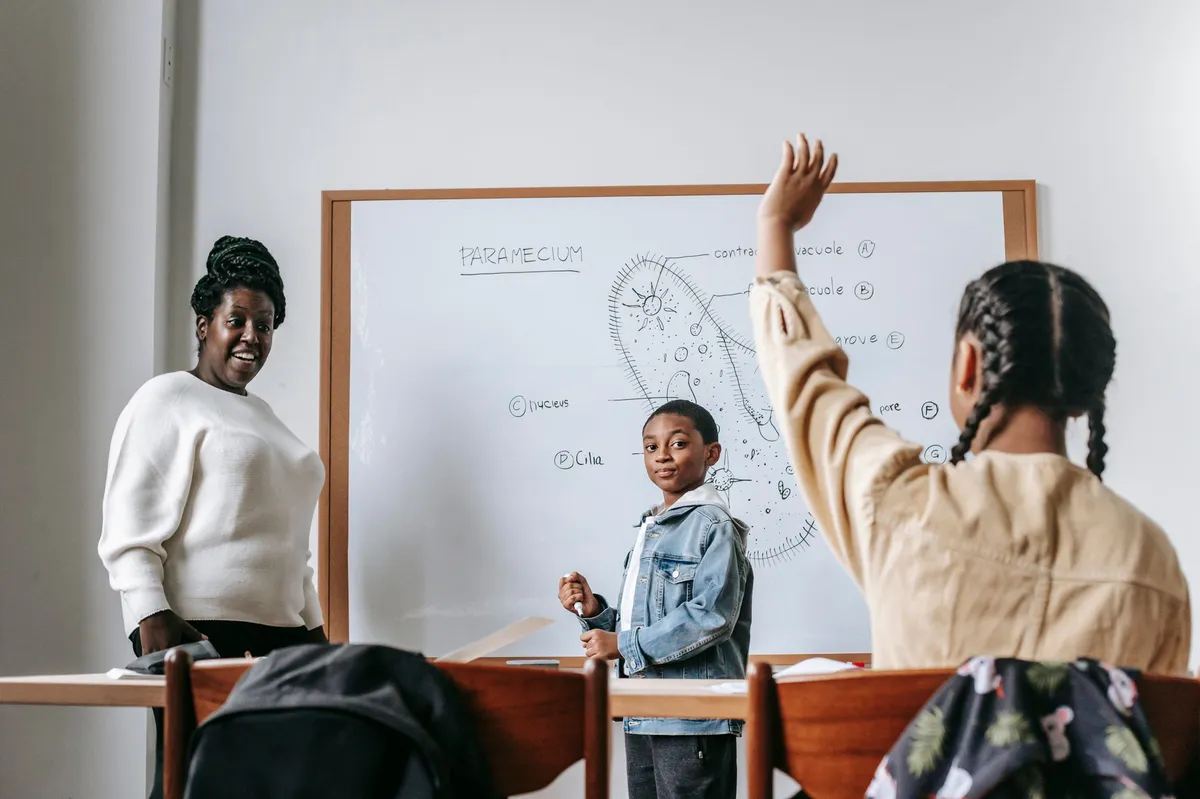 students in a classroom