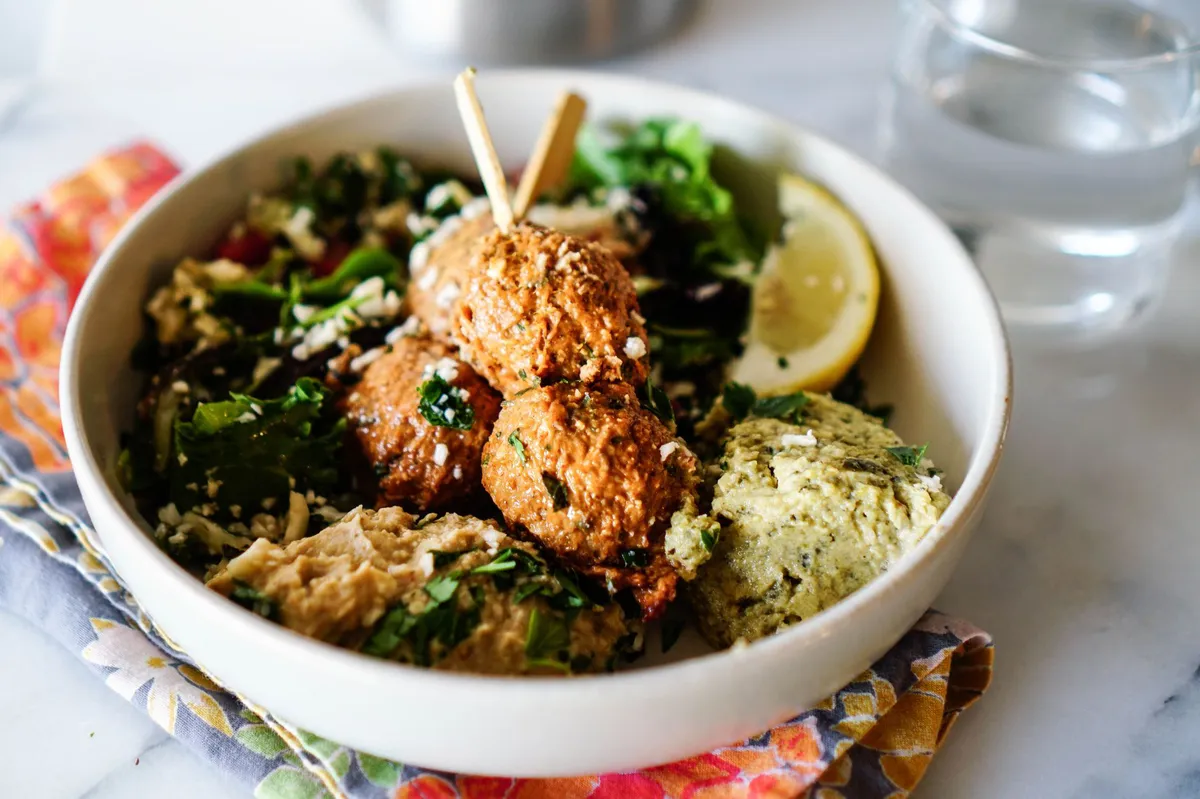 healthy plant-based meal