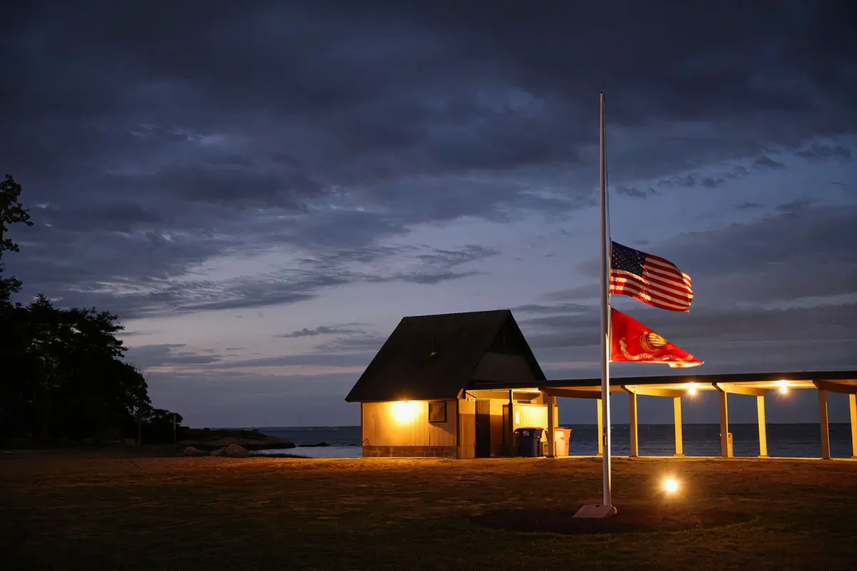 U.S. flag half-staff