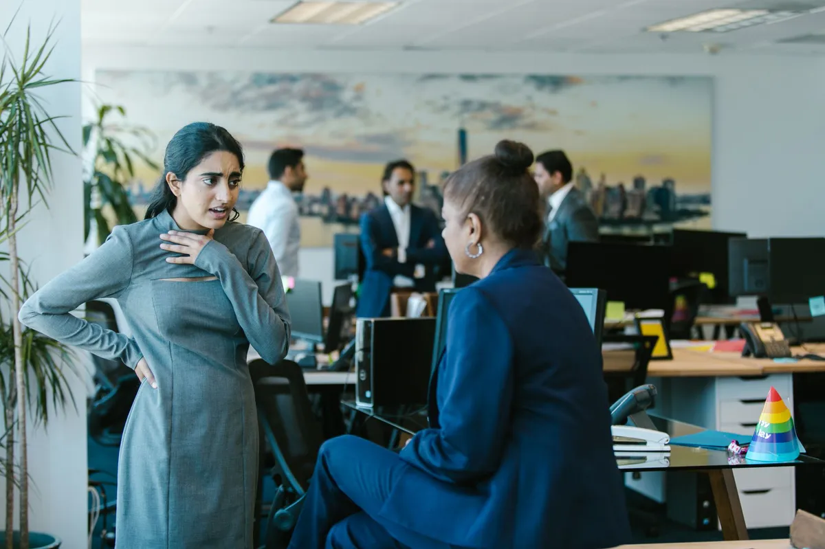 female employee in office