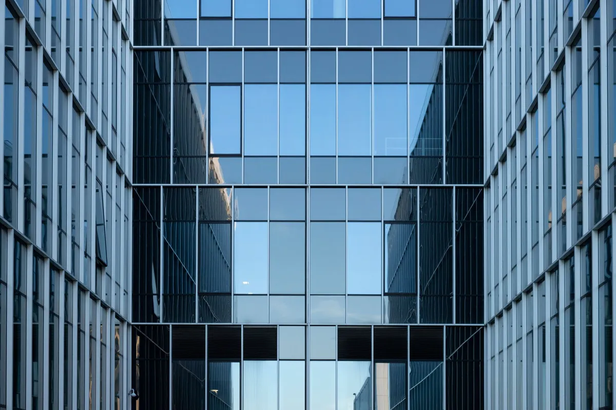 futuristic technology office