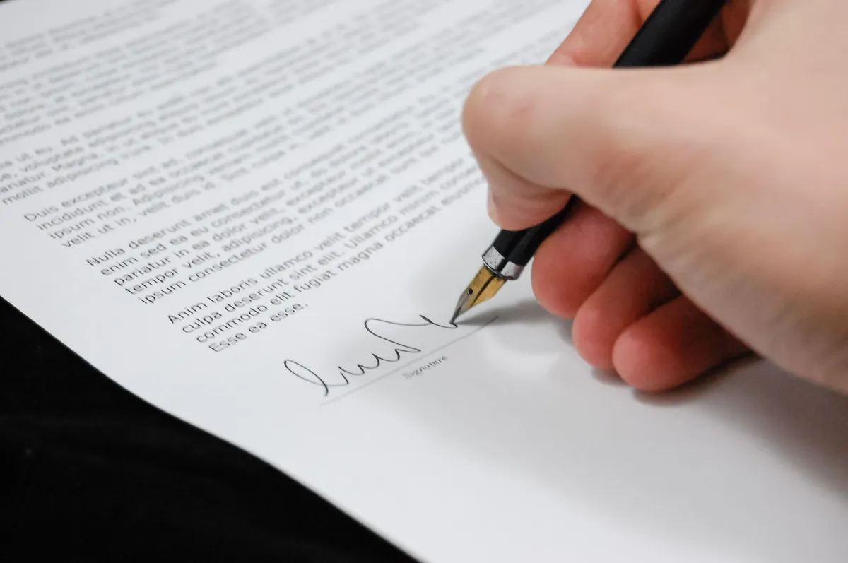 legal document signing