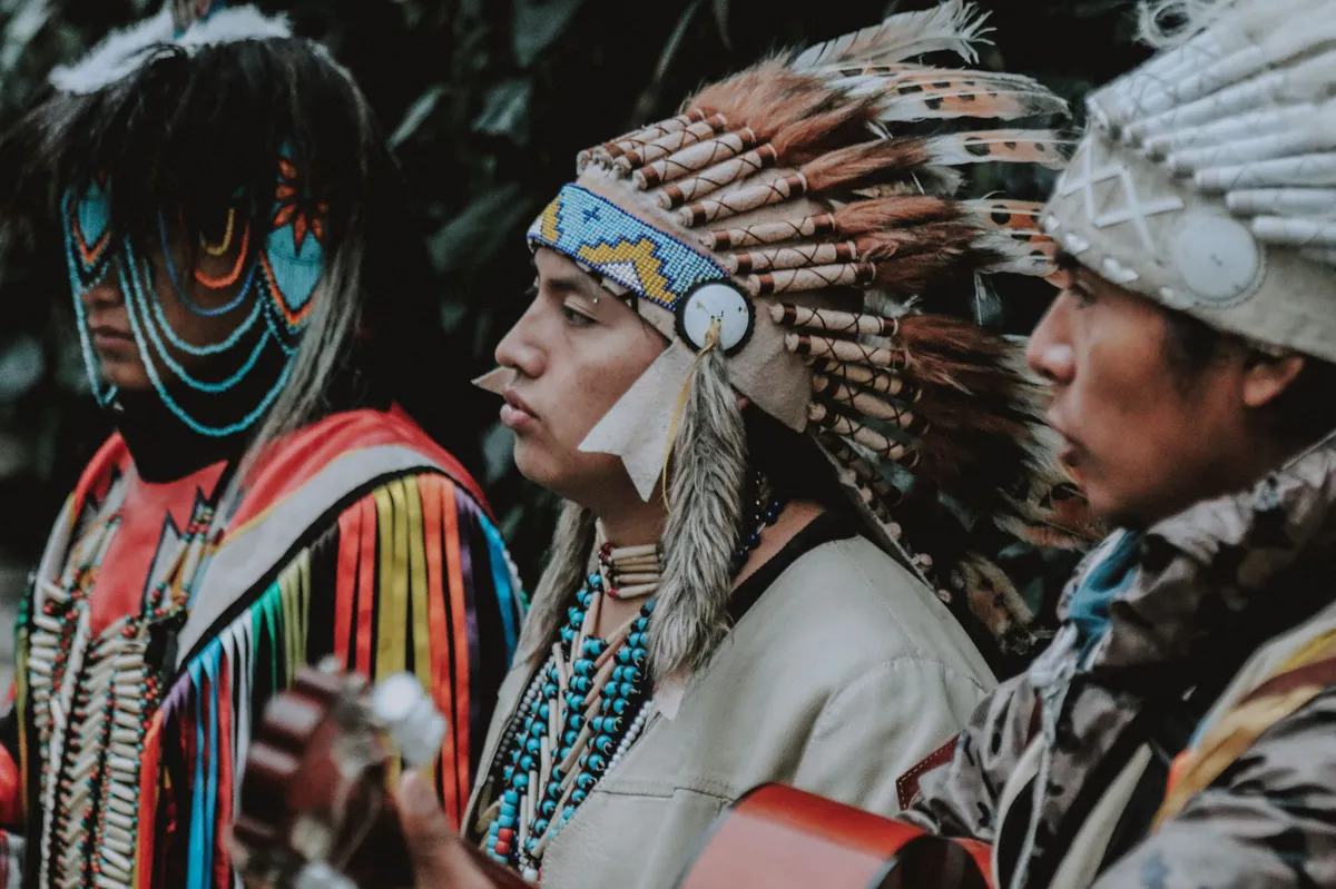 Native American tribal flag