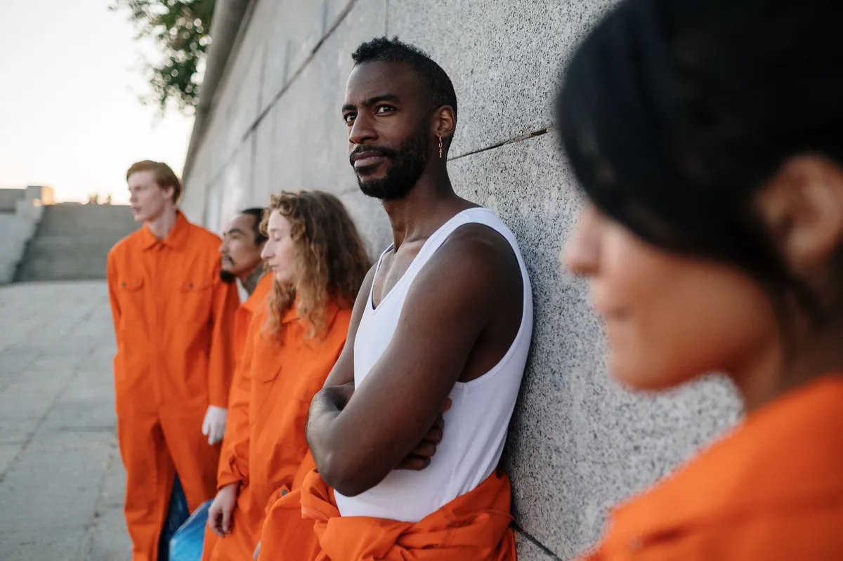 women in prison yard