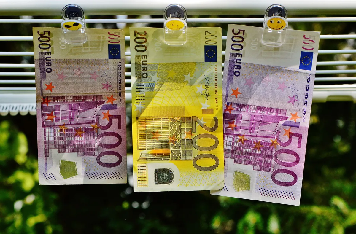 money laundering concept