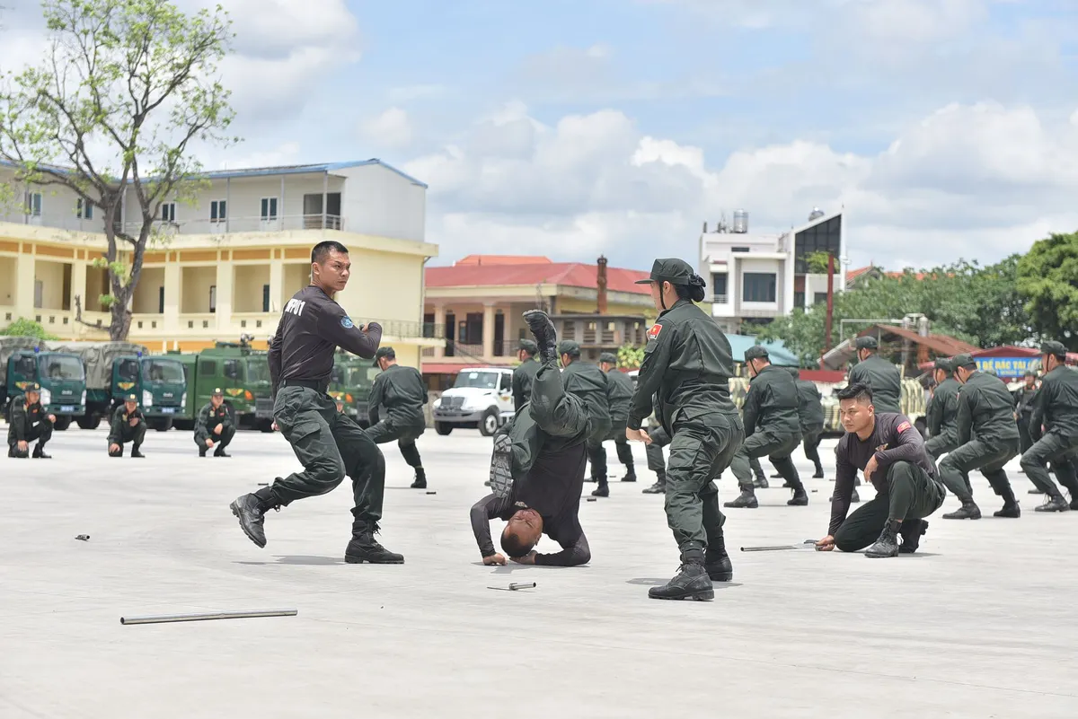 police academy training exercise