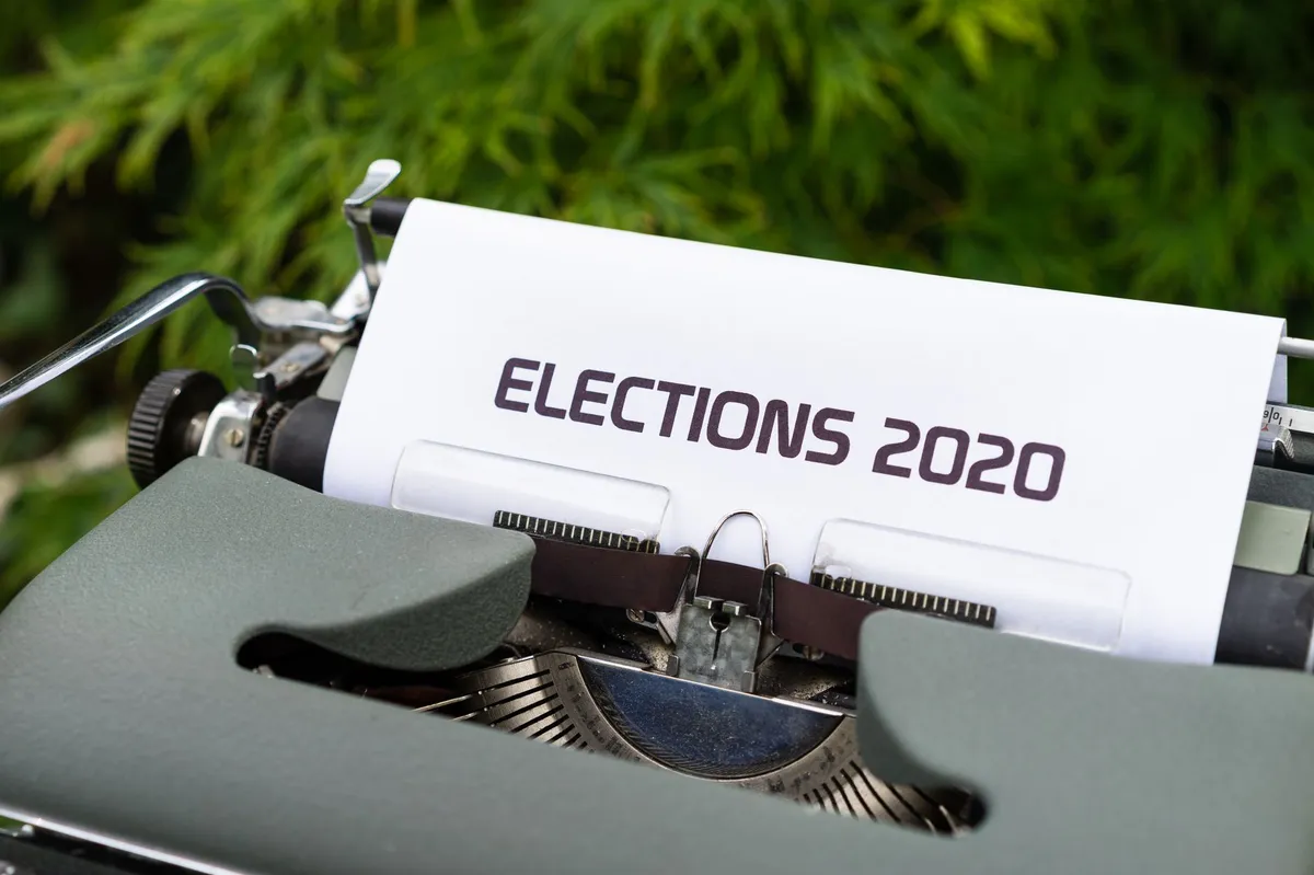 voting machines in use