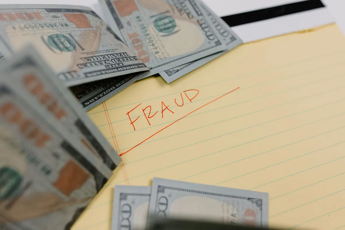 financial fraud concept