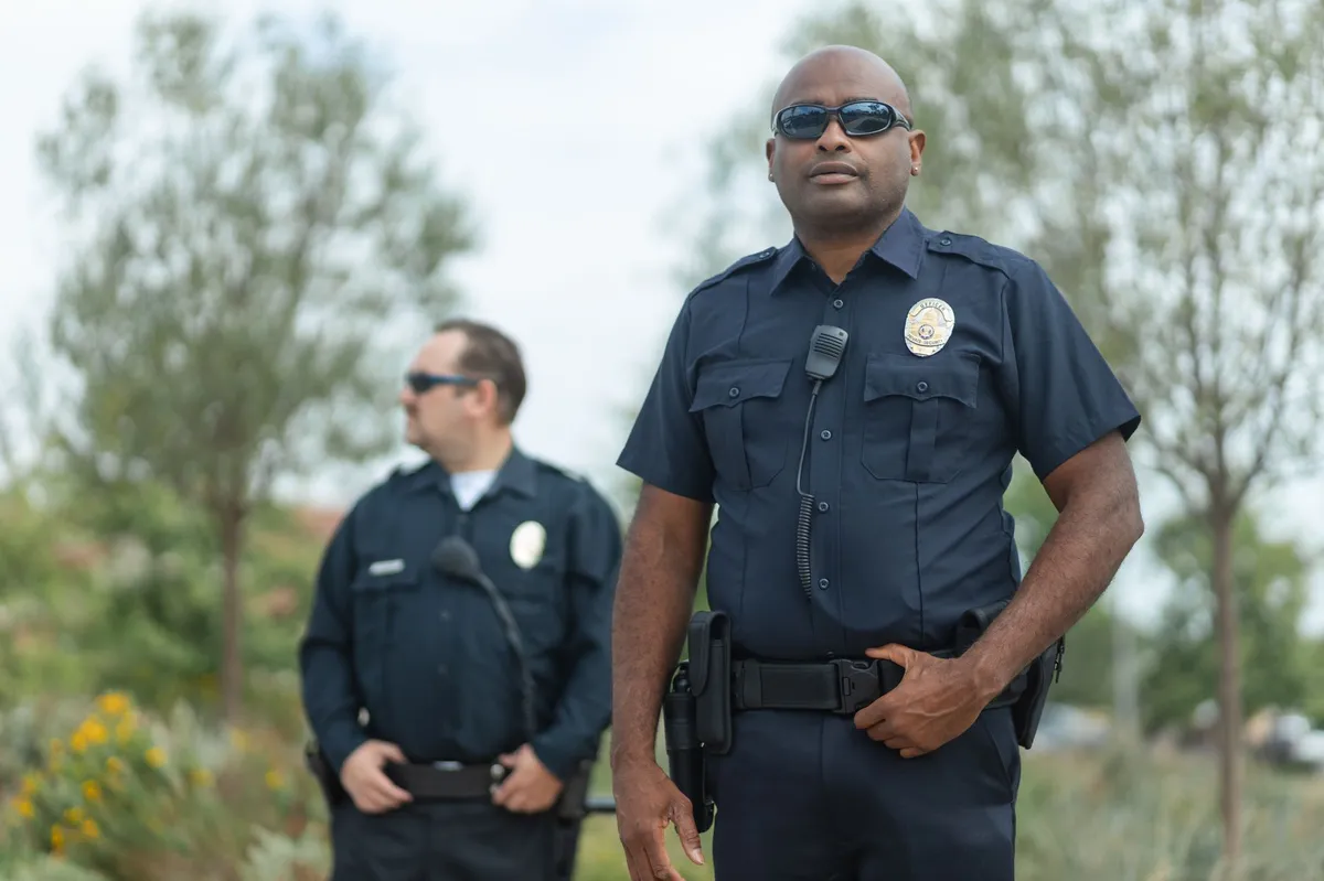 police officer on duty