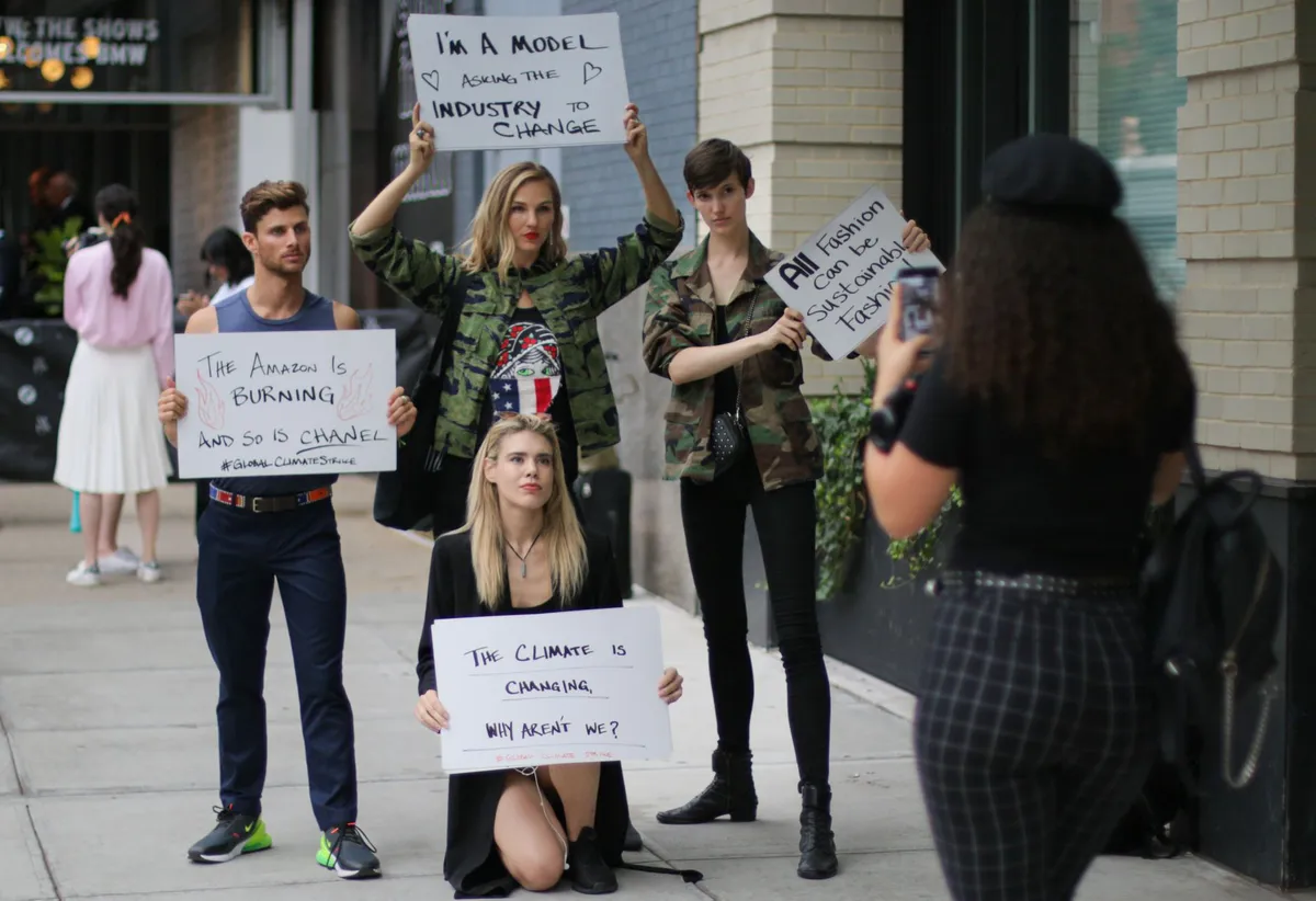 fashion industry protest