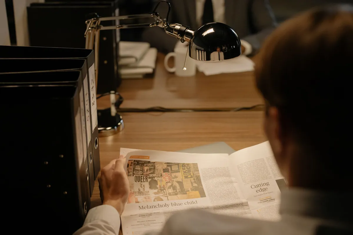 newspaper office desk