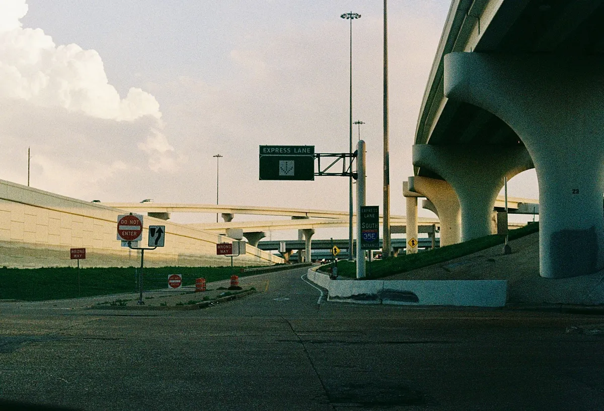Texas highway intersection