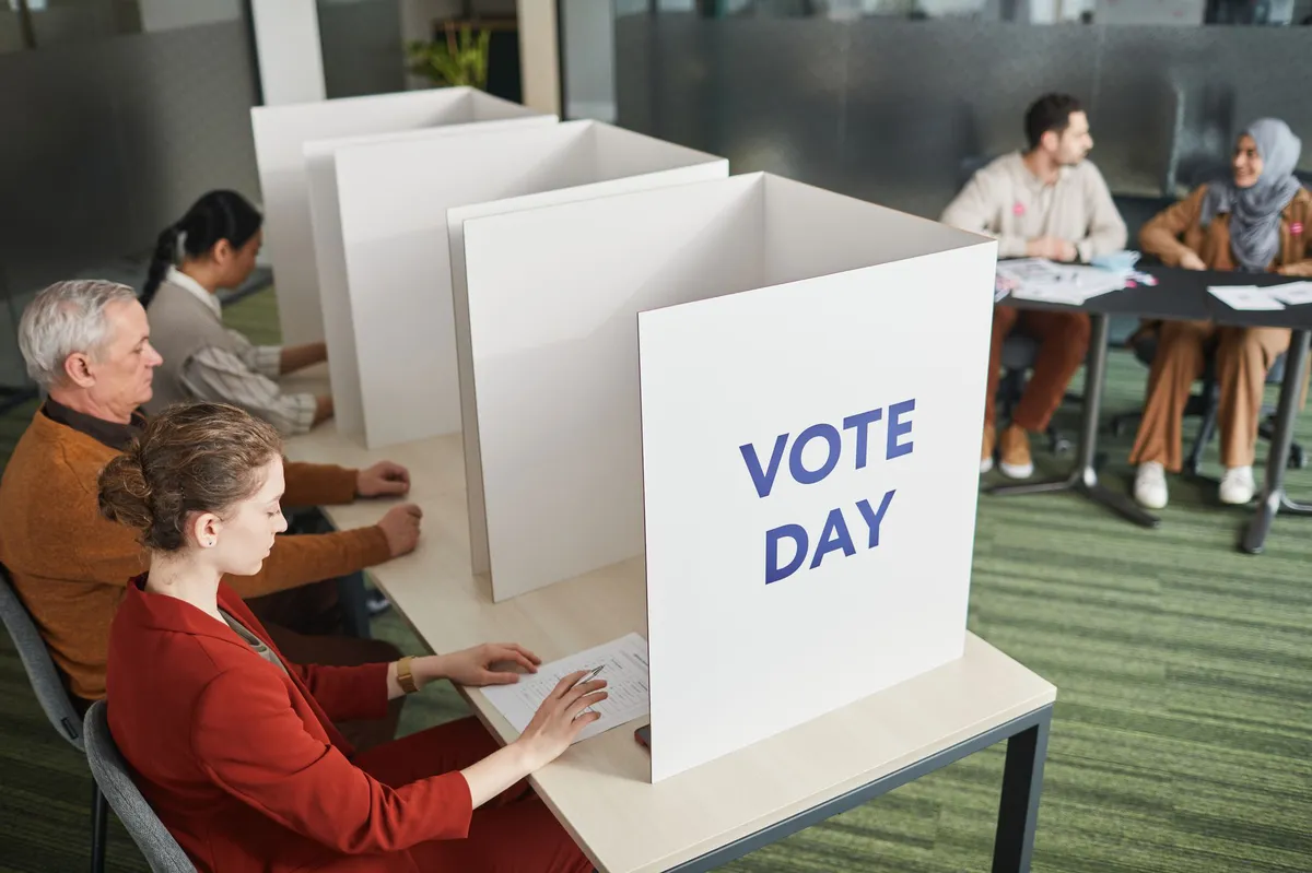 voters casting ballots