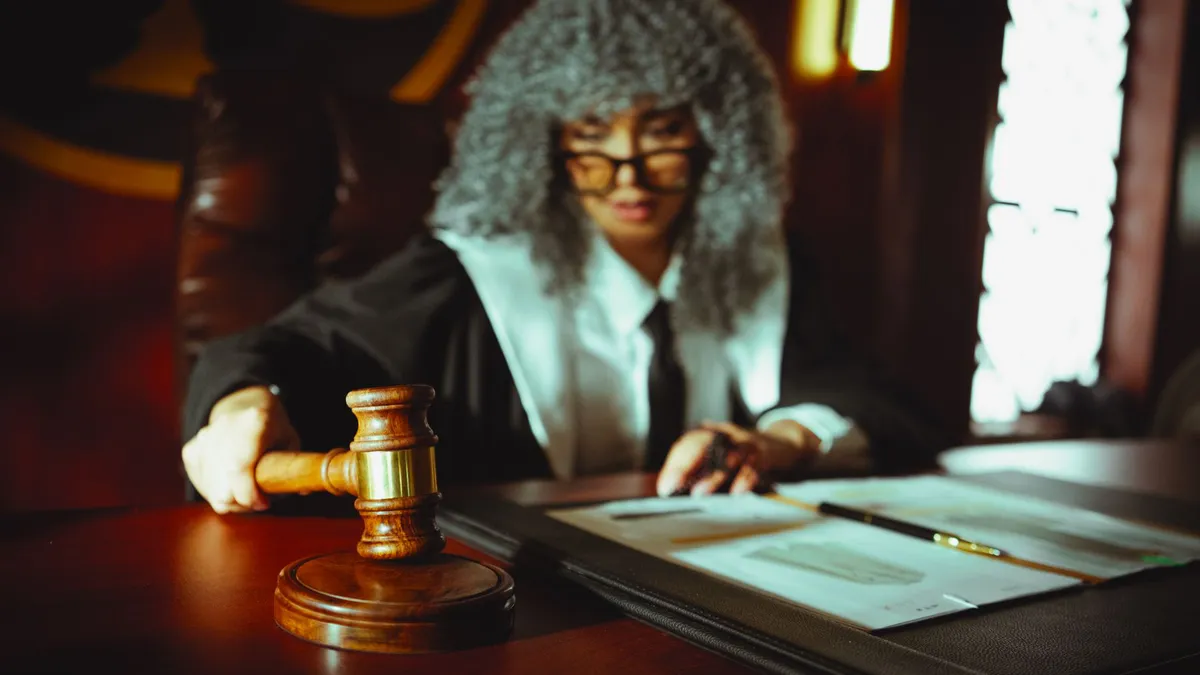 courtroom judge ruling