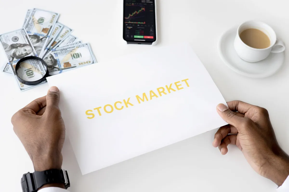 stock market trading concept