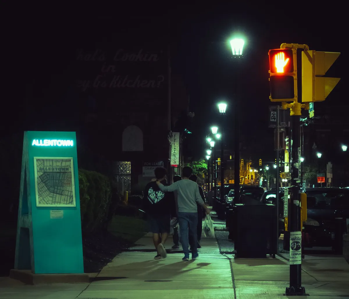 Allentown traffic scene