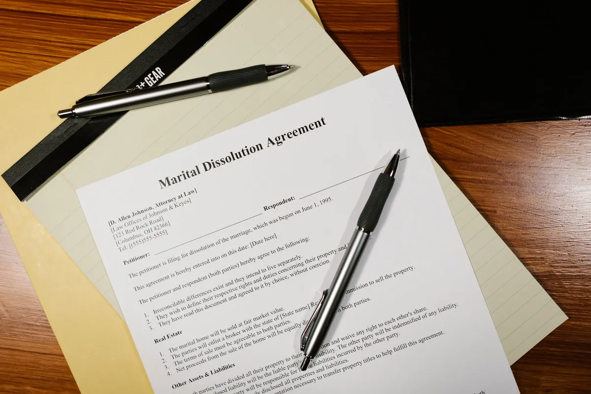 divorce paperwork