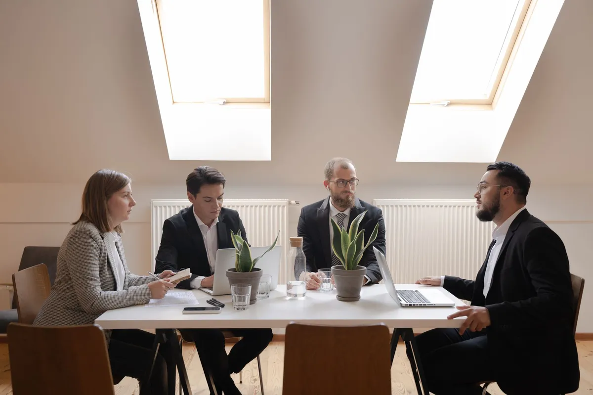 business negotiation session