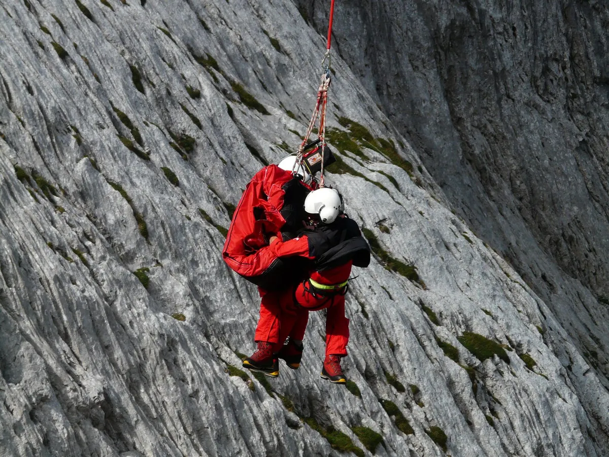 rescue helicopter operation