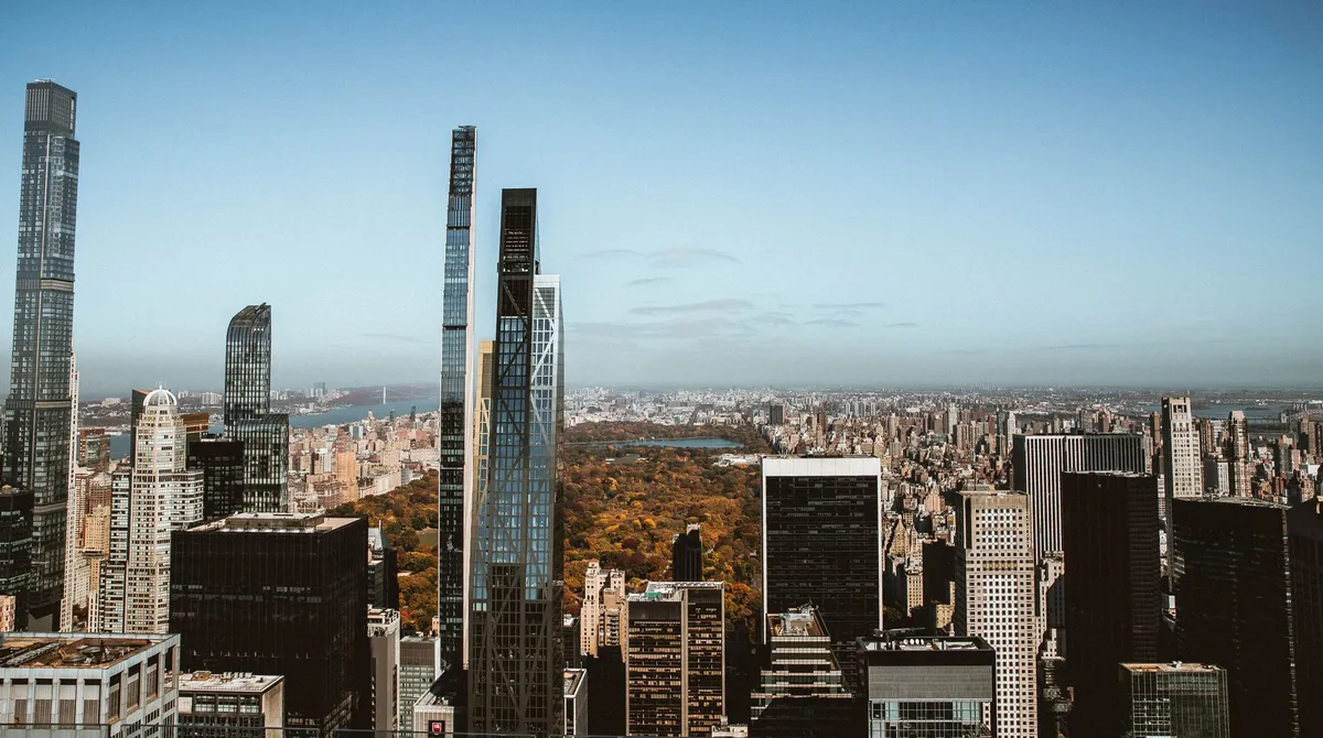 Manhattan skyline view