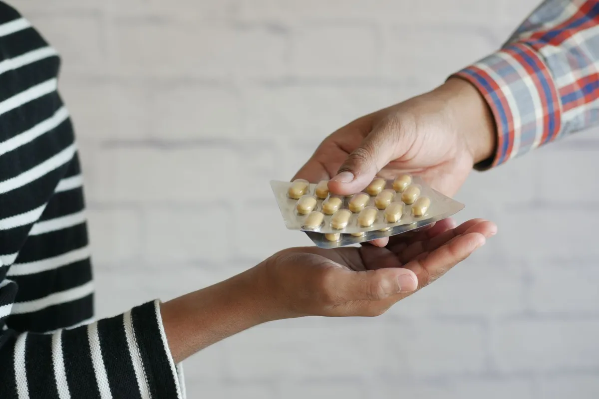 patient receiving medication