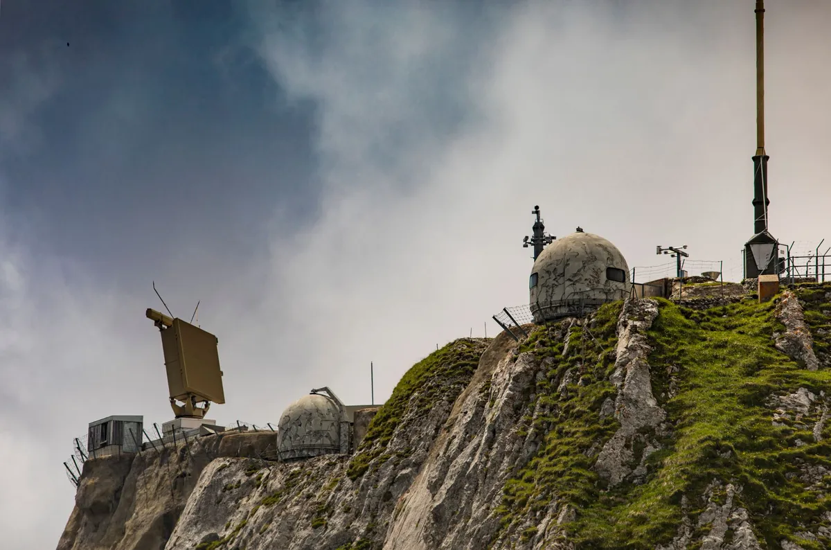 military radar installation