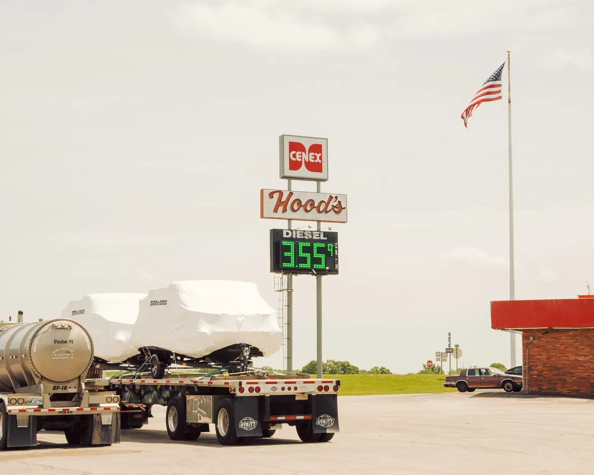 diesel fuel price sign